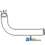 KU20505   Upper Radiator Hose---Replaces 34070-16120